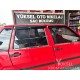 Fiat Uno Krom Cam Çıtası 1998 Üzeri