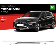 Hyundai Bayon Krom Yan Kapı Çıtası 2021 Üzeri 