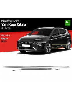 Hyundai Bayon Krom Yan Kapı Çıtası 2021 Üzeri 