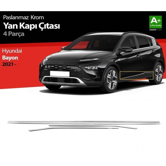 Hyundai Bayon Krom Yan Kapı Çıtası 2021 Üzeri