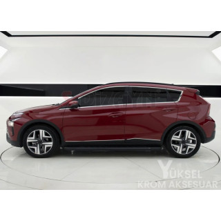 Hyundai Bayon Krom Yan Kapı Çıtası 2021 Üzeri Hyundai Bayon Krom Yan Kapı Çıtası 2021 Üzeri