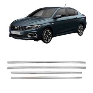 Fiat Egea Sedan Krom Cam Çıtası 2014-2023 Uyumlu Geniş Tip Fiat Egea Sedan Krom Cam Çıtası 2014-2023 Uyumlu Geniş Tip