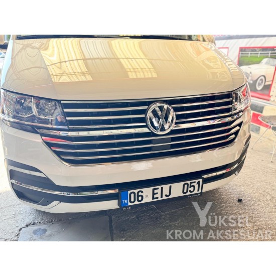 Volkswagen Transporter T6.1 Krom Ön Panjur Seti