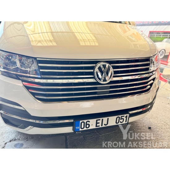 Volkswagen Transporter T6.1 Krom Ön Panjur Seti 2020 Üzeri Uyumlu