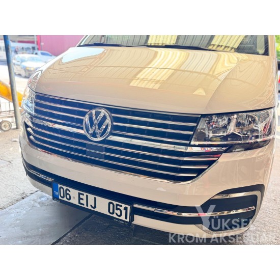 Volkswagen Transporter T6.1 Krom Ön Panjur Seti