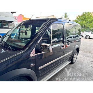 Ford Connect Krom Cam Direk Çıtası 2002-2014 Uyumlu Ford Connect Krom Cam Direk Çıtası 2002-2014 Uyumlu