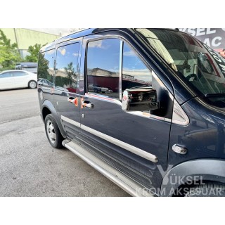 Ford Connect Krom Cam Direk Çıtası 2002-2014 Uyumlu Ford Connect Krom Cam Direk Çıtası 2002-2014 Uyumlu