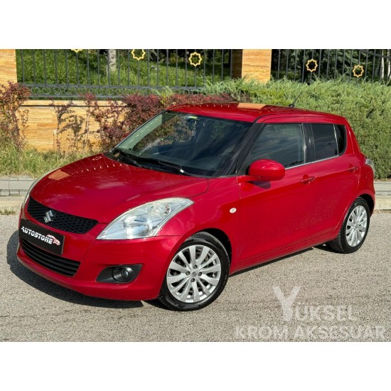 Suzuki Swift Krom Cam Çıtası 2004-2017 Uyumlu