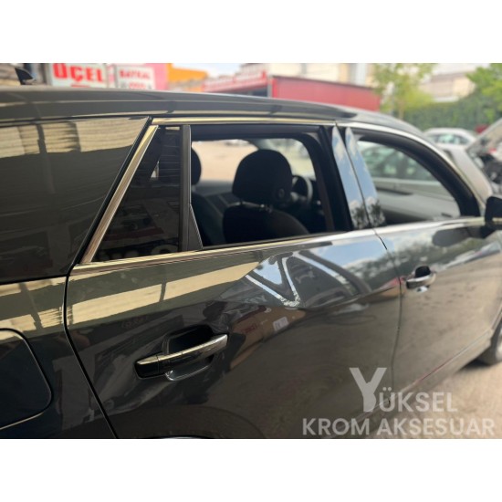 Audi Q2 Krom Cam Çerçeve Tam Tur