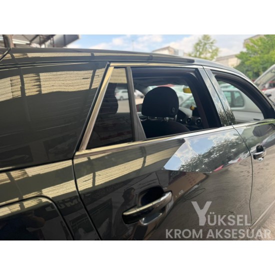 Audi Q2 Krom Cam Çerçeve Tam Tur