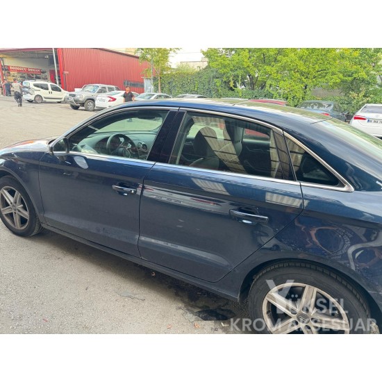 Audi A3 Krom Cam Çerçevesi 2013-2020