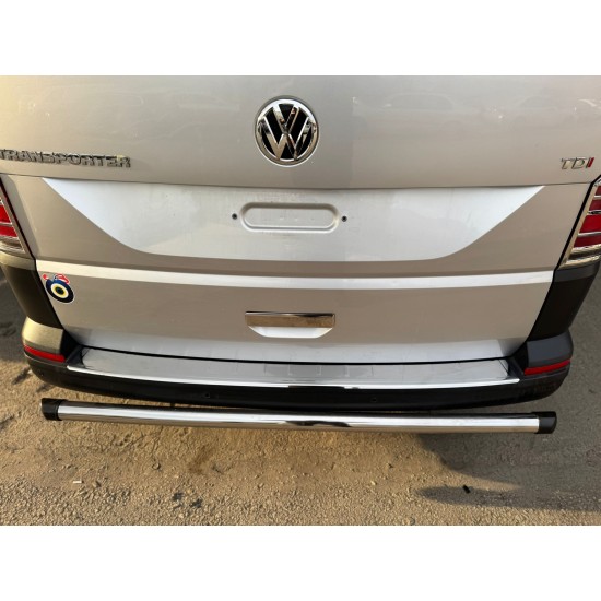 Volkswagen Transporter Krom Arka Tampon Eşiği 2015-2019 Uyumlu