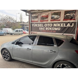 Opel Astra J Hb Krom Kapı Direği 2010 Üzeri Uyumlu Paslanmaz Çelik