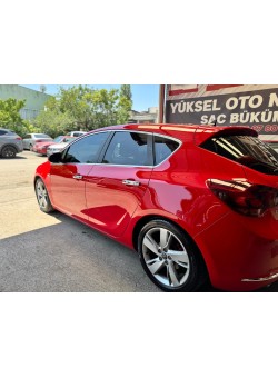 Opel Astra J Hb Krom Cam Çerçeve Nikelajı Tam Tur Paslanmaz Çelik 