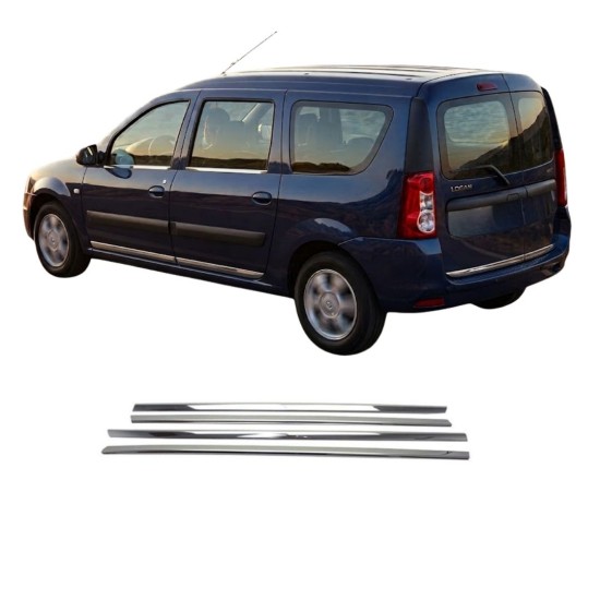 Dacia Logan Mcv Krom Cam Çıtası 2005-2013 Uyumlu 