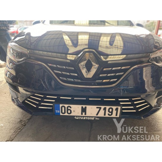 Renault Megane 4 Krom Ön Panjur 2020 Üzeri