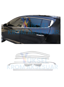 Renault Megane 3 Hb Krom Cam Çerçeve Tam Tur 2008-2016 