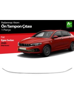 Fiat Egea Krom Ön Tampon Çıtası 2020 Üzeri Mat Krom 