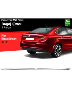 Fiat Egea Krom Mat Bagaj Çıtası Plaka Üstü 2014-2025 
