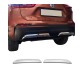 Nissan Qashqai Krom Arka Difizör 2017-2021 Uyumlu Nissan Qashqai Krom Arka Difizör 2017-2021 Uyumlu