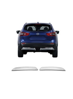 Nissan Qashqai Krom Arka Difizör 2017-2021 Uyumlu 