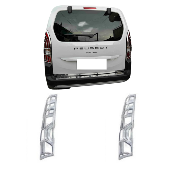 Peugeot Rifter Krom Stop Çerçevesi 2019 Üzeri