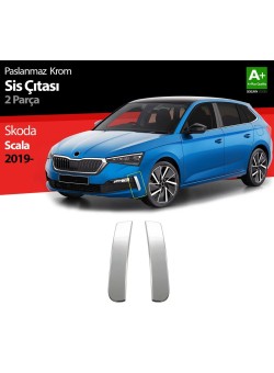 Skoda Scala Krom Sis Çıtası 2 Parça 2019 Üzeri