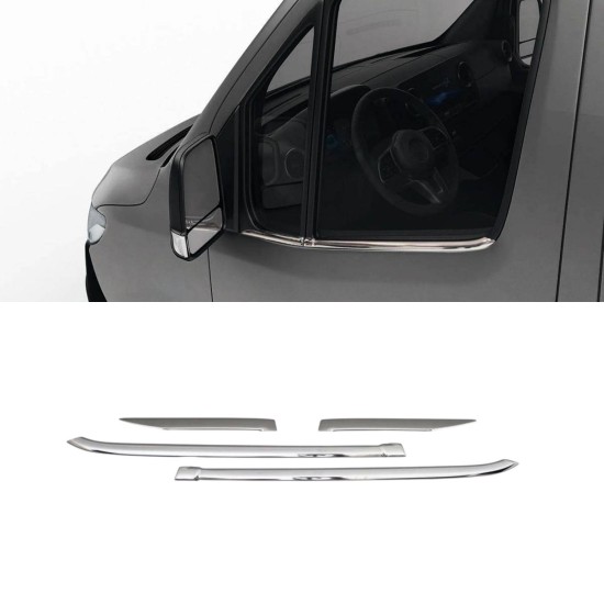 Mercedes Sprinter W907 Krom Cam Çıtası 2018 Üzeri 