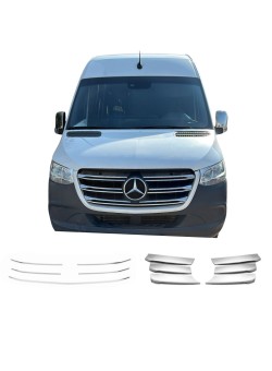 Mercedes Sprinter Krom Ön Panjur Seti 2018 Üzeri 