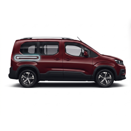 Peugeot Rifter Krom Sürgülü Kapı Çıtası 2019 Üzeri Peugeot Rifter Krom Sürgülü Kapı Çıtası 2019 Üzeri