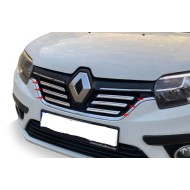 Renault Symbol Krom Ön Panjur 2017 Üzeri Uyumlu 