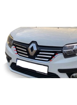 Renault Symbol Krom Ön Panjur 2017 Üzeri Uyumlu 
