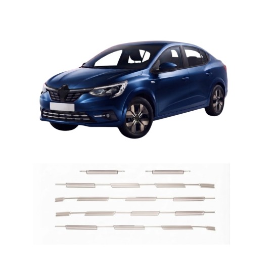Renault Taliant Krom Ön Tampon Çıtası 2021 Üzeri Uyumlu 