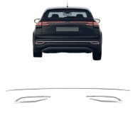 Volkswagen Taigo Krom Arka Difizör Çıtası 3 Parça 2020 Üzeri 