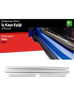 Volkswagen Taigo Krom İç Kapı Eşiği 2020 Üzeri 4 Parça 