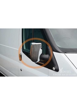 Ford Transit Krom Ayna Kapağı 2003-2013 Uyumlu Paslanmaz Çelik 