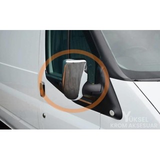 Ford Transit Krom Ayna Kapağı 2003-2013 Uyumlu Paslanmaz Çelik