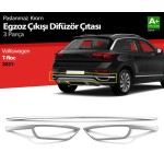 Volkswagen T-roc Krom Egzoz Difüzörü 2021 Üzeri 