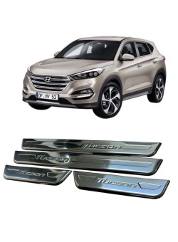 Hyundai Tucson Krom Kapı Eşiği 2015-2018 Uyumlu 