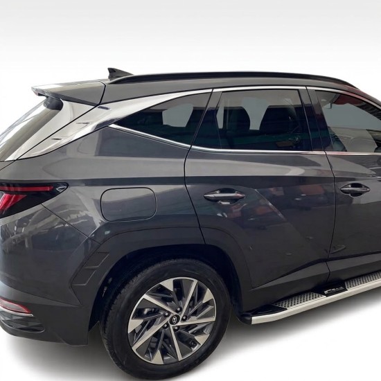 Hyundai Tucson Krom Cam Çerçeve 2021 Üzeri Uyumlu Hyundai Tucson Krom Cam Çerçeve 2021 Üzeri Uyumlu