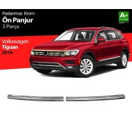 Volkswagen Tiguan Krom Ön Panjur Nikelajı 2016-2020 Uyumlu 