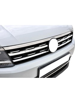 Volkswagen Tiguan Krom Ön Panjur Nikelajı 2016-2020 Uyumlu 