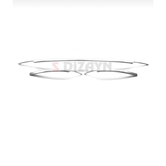Volkswagen Tiguan Krom Arka Tampon Çıtası 2016-2020 Uyumlu