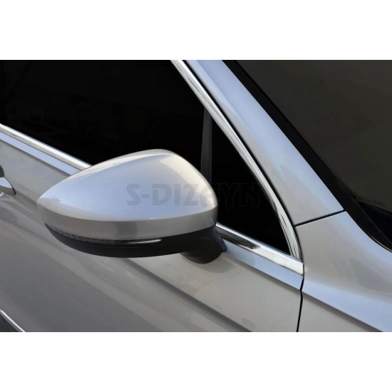 Volkswagen Tiguan Krom Cam Çerçeve 2016-2020 Uyumlu