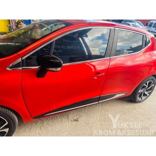 Renault Clio 4 Krom Cam Çerçeve 2012-2019 Tam Tur