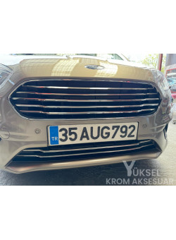 Ford Courier Krom Ön Panjur 7 Parça 2018 Üzeri 