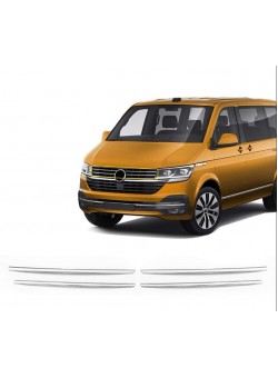 Volkswagen Transporter T6.1 Krom Ön Panjur 4 Prç. 2020 Üzeri