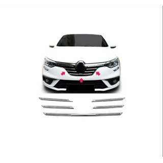 Renault Megane 4 Krom Ön Panjur 2016-2020 Renault Megane 4 Krom Ön Panjur 2016-2020