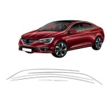 Renault Megane 4 Krom Cam Üst Çıtası 2016-2025