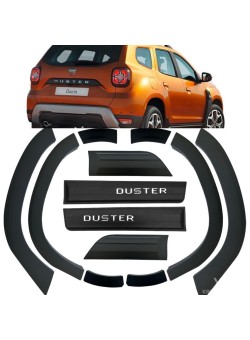 Dacia Duster 2018 Üzeri Dodik Seti Krom Detaylı 12 Parça 